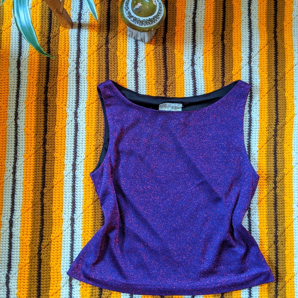 80's Vintage Shimmer Tank